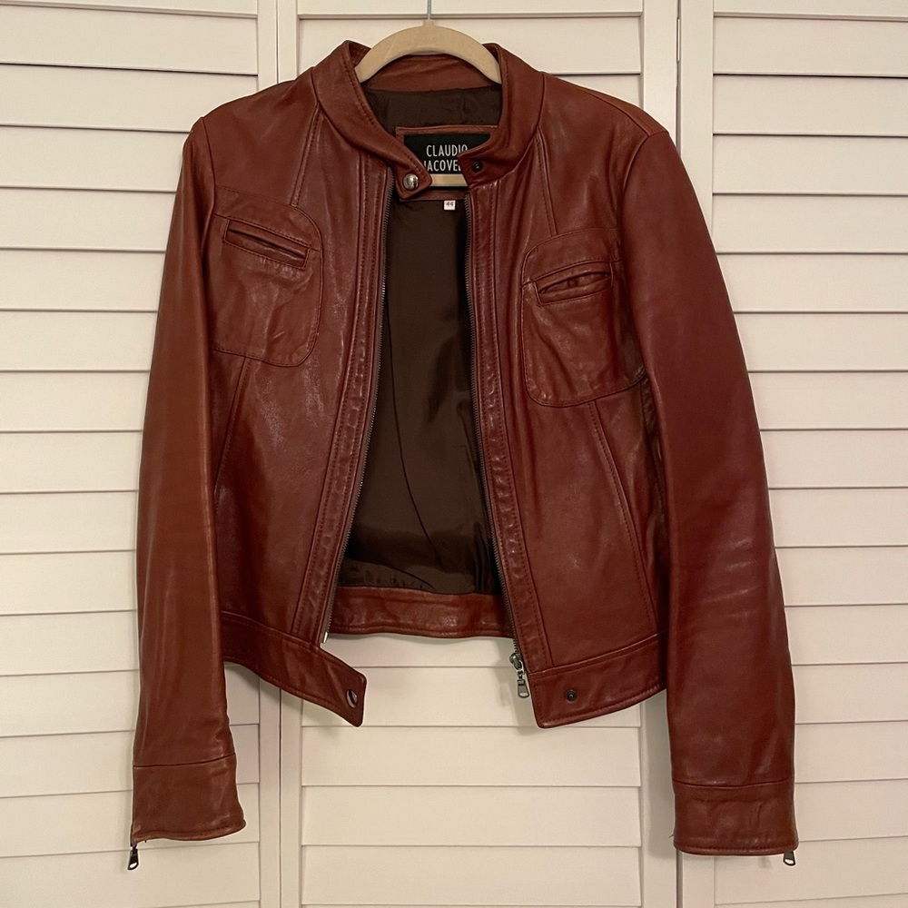 Claudio Lacovelli Authentic Italian Leather Jacket